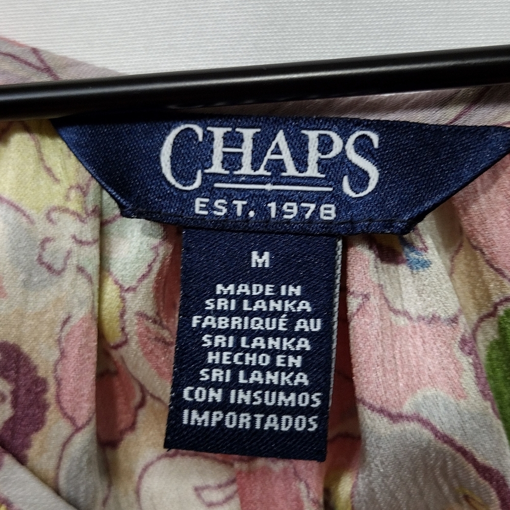 Ralph Lauren Floral Poet Blouse Women's M Pink Cottagecore Peasant Retro 90s Y2K - Picture 7 of 8